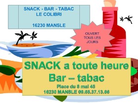Bar Tabac Le COLIBRI 09 65 37 13 66 Bar Tabac Le COLIBRI 09 65 37 13 66
